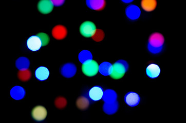abstract.The bokeh color can be used with the background.