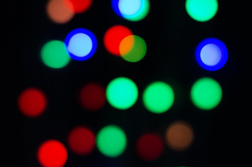 abstract.The bokeh color can be used with the background.