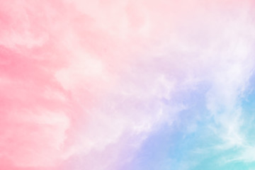 cloud background with a pastel colour