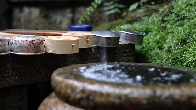Water fountain in japan