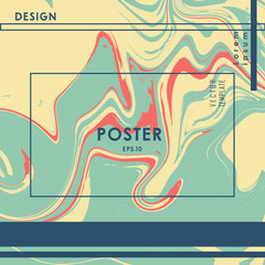 Abstract Liquid Background Vintage Color