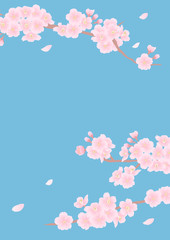 桜の背景素材