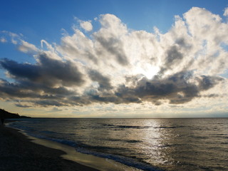 Meer und Wolken