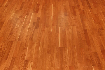Brown laminate floor texture background. natural wooden polished surface parquet