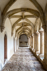 Colonnade in landmark medieval convent building