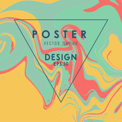 Abstract Liquid Background Marble Vintage Retro color