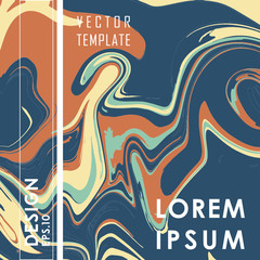 Abstract Liquid Background Marble Vintage Retro color