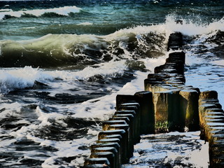 Aufbrausendes Meer