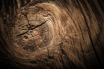 Surface of old textured wooden board for background. Toned