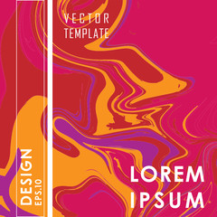 Abstract Liquid Background Full Color