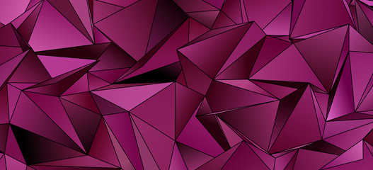 3d Triangles, abstract  background. Design wallpaper.