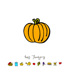 추수감사절 / 손으로 그린 추수감사절 일러스트