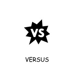 Versus flat vector icon