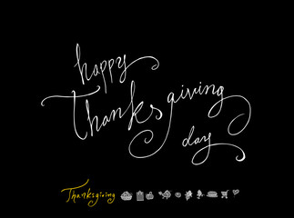 추수감사절 / 손으로 그린 추수감사절 일러스트