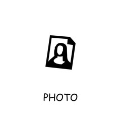 Photo, Picture flat vector icon