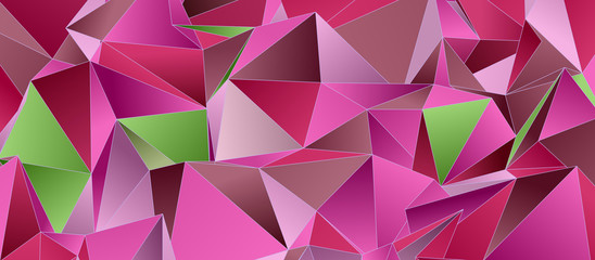 Obraz premium Abstract Low-Poly background. triangulated texture. Design 3d. Polygonal geometrical pattern. Triangular modern style