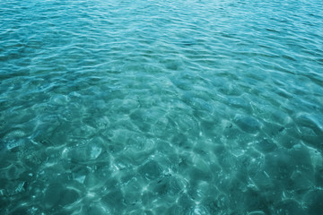 View of sea with pure water as background