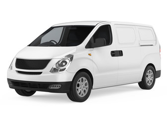 Delivery Van Isolated
