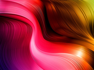 Abstract geometric gradient background of dynamic shapes of moving fluid flows - 305468830