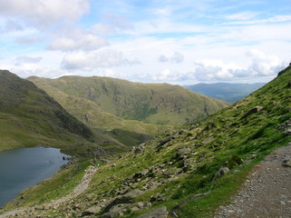 dramatic mountain views 