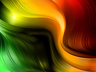 Abstract geometric gradient background of dynamic shapes of moving fluid flows - 305469492