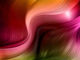 Abstract geometric gradient background of dynamic shapes of moving fluid flows - 305469839