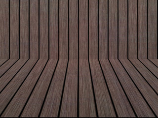 wooden floor and wall