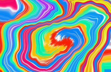 beautiful swirl water marble style vivid bright vibrant  color background