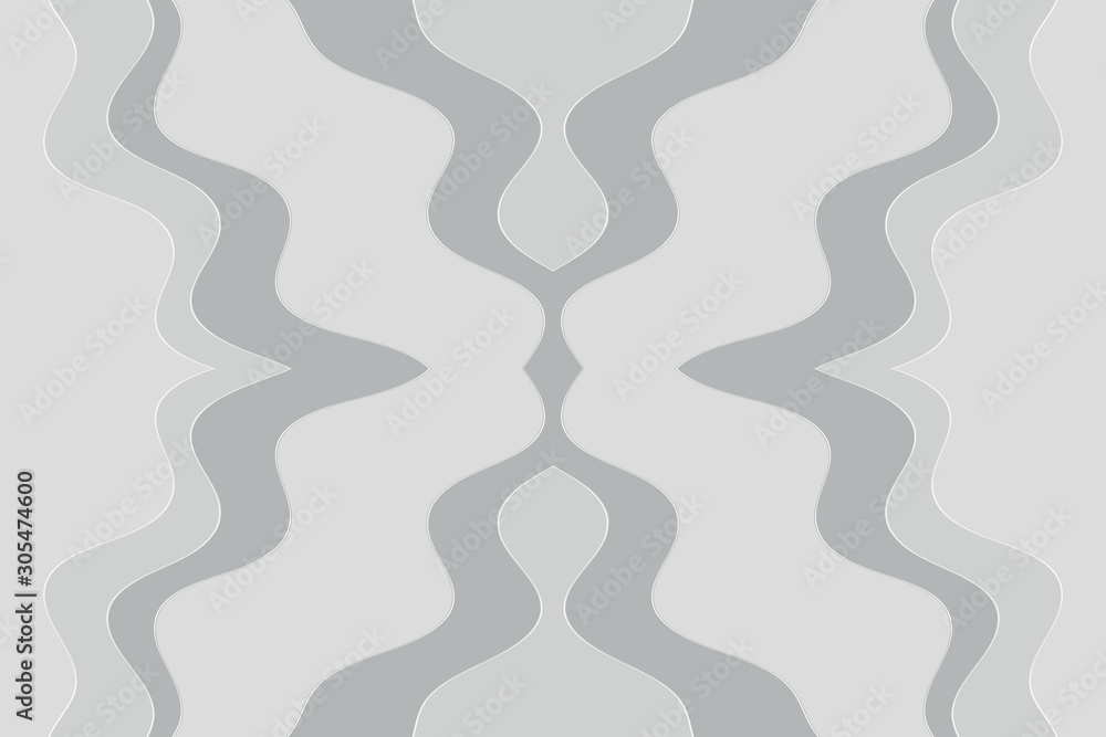 Poster abstract vector gray background with curved lines. pattern backdrop for landing pages.