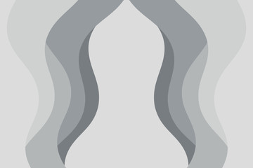 Abstract vector gray background with curved lines. Pattern backdrop for landing pages.