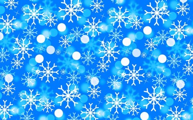 christmas background with snowflakes