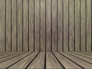 Wood texture background pattern. Dark hardwood planks surface of wooden board floor wall fence. Abstract timber decorative illustration.