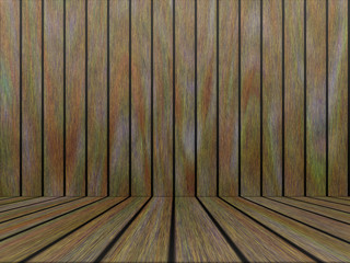Wood texture background pattern. Dark hardwood planks surface of wooden board floor wall fence. Abstract timber decorative illustration.