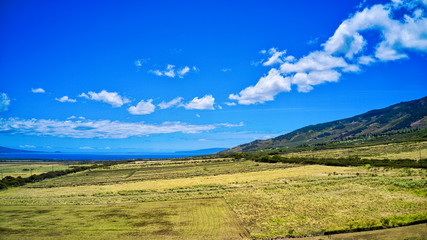 Fototapeta premium Hawaii, Sunset, Island, landscapes 