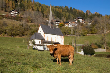 Kirche von St. Kathrein in Bad Kleinkirchheim/Kärnten