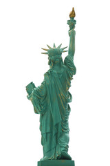 statue of Liberty isolated on white background