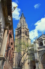 Tower of Toledo's Cathedral, Spain