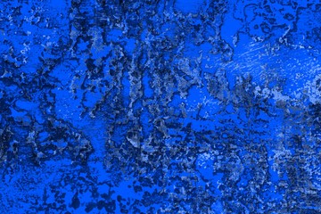 blue huge cracks on dirty cover texture - pretty abstract photo background