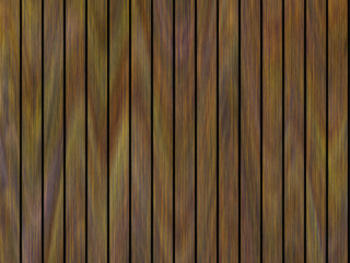 Fototapeta premium Wood texture background pattern. Dark hardwood planks surface of wooden board floor wall fence. Abstract timber decorative illustration.