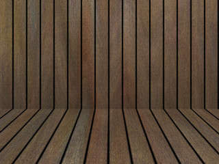 Wood texture background pattern. Dark hardwood planks surface of wooden board floor wall fence. Abstract timber decorative illustration.