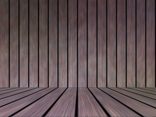 Wood texture background pattern. Dark hardwood planks surface of wooden board floor wall fence. Abstract timber decorative illustration.
