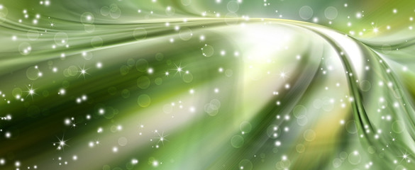 abstract green fantastic background closeup