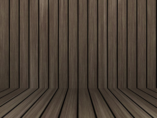 Wood texture background pattern. Dark hardwood planks surface of wooden board floor wall fence. Abstract timber decorative illustration.
