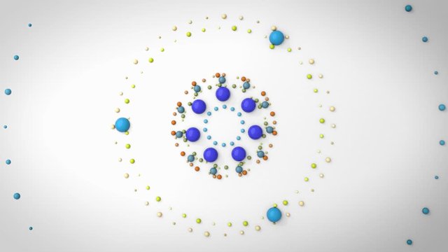 Color Orbs Attractor Ring - Overhead