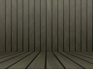 Wood texture background pattern. Dark hardwood planks surface of wooden board floor wall fence. Abstract timber decorative illustration.