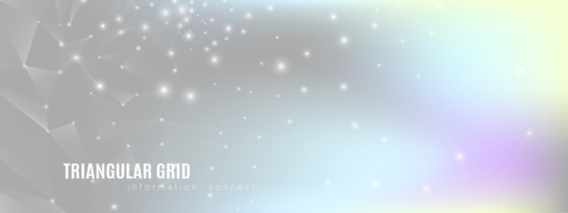 Technology Graphic. Cosmic Big Data Background. 