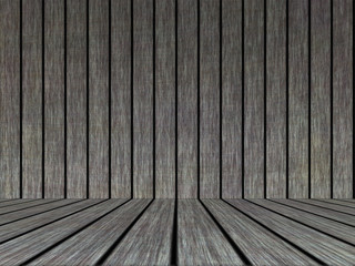 Wood texture background pattern. Dark hardwood planks surface of wooden board floor wall fence. Abstract timber decorative illustration.
