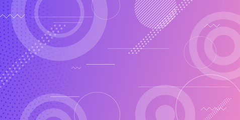 Obraz premium Gradient vector geometric shapes background. Minimal Geometric Background with Trendy Gradient. Colorful fluid shapes composition