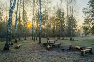 bench in park