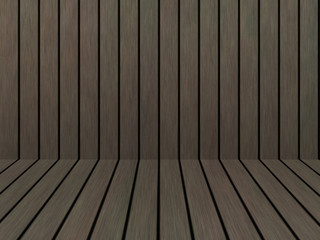 Wood texture background pattern. Dark hardwood planks surface of wooden board floor wall fence. Abstract timber decorative illustration.